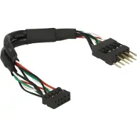 DeLOCK 41977, 0,12 m, USB 2.0, Weiblich, Männlich, Gerade, Gerade