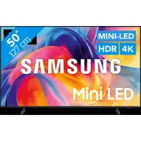 Samsung Mini-LED-Fernseher "GU50M70HAU", Energieeffizienz: F, schwarz (titan schwarz), 50 ′′, Fernseher, Mini-LED HDR, Pure Spectrum Color, Dynamik Sound Pack, bis 144Hz, Mini-LED-Fernseher