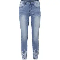 Bonprix Skinny-fit-Jeans Skinny Fit, mit Elasthan-Anteil, Cropped Schnitt