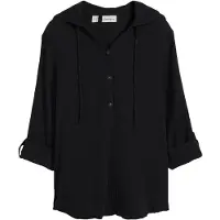 Bonprix Schlupfbluse 1 Loose fit, für Frühling und Sommer, aus Baumwolle, Musselin-Tunika