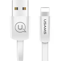 Usams U2 Lightning Flachkabel 1.2M Weiss/Weiss Sj199Ip02 Iphone 5/6/7/8/X (Us-Sj199)