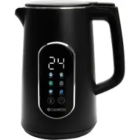 Champion Wasserkocher Digital Temp Warmhalten 1,7L VK800 Mattschwarz
