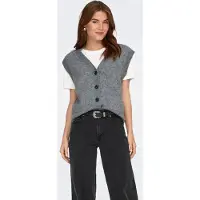 ONLY "JDYSUPER S/L V-NECK VEST KNT NOOS" Materialmix