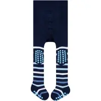 Falke Feinstrumpfhose "Multi Stripe", Babys, Gr. 62-68, blau (marine (6120)), Obermaterial: 84% Baumwolle CO. 16% Polyamid PA., Strumpfhosen Feinstrumpfhose