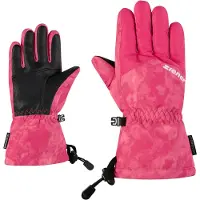 Ziener Skihandschuhe "LETT-Z AQUASHIELD JUNIOR", Kinder, Gr. 4,5, rosa (pop pink), Kunstfaser, Handschuhe Skihandschuhe, warm, wasserdicht, winddicht, atmungsaktiv, weitenregulierbare Stulpe