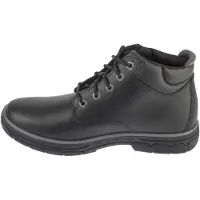 SKECHERS Herren Stiefeletten ungefüttert schwarz