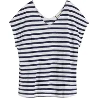 Bonprix Oversize Passform, Kurzarm, V-Ausschnitt, aus Leinen, pflegeleicht