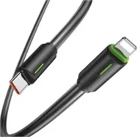 Usams Usb-C/Blitzkabel 1M Sj735 30W Schwarz/Schwarz Yu Serie Sj735Usb01 (Us-Sj735)