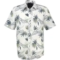 Lerros Casual Kurzarmhemd mit floralem Print aus leichtem Material - Broken White - XXL
