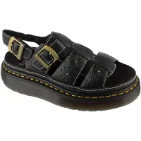 Dr. Martens Keilabsatzsandalen Wrenlie Sandal Black Grizzly damen 39