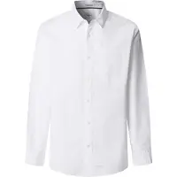 Pepe Jeans für Herren. PM3091283 Weißes Robert-Hemd (M), Lässig, Baumwolle, Langarm