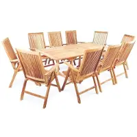 Mountfield Verstellbarer Gartenstuhl Kingston 109x52x62 cm, Teak