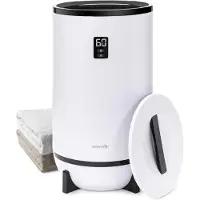 SereneLife Elektrischer Handtuchwärmer Eimer, Handtuchtrockner mit Timer, Towel Warmer for 2 Towels, Energiesparend & Mobil mit Überhitzungsschutz
