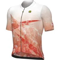 ALÉ Kurzarm Fahrradtrikot - QURTZ PR-E - Weiß/Orange L