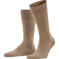 Falke Cool 24/7 Herren Socken, 45-46, Braun, Uni, Baumwolle