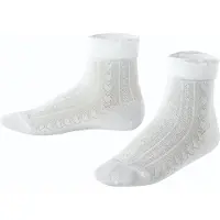 Falke Socken "Romantic Net" mit feiner Ajourmusterung, für Kinder, aus Fil d’Écosse Baumwolle