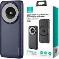 Usams Powerbank Pb62 10000Mah 20W Qc3.0+Pd Magnetische Drahtlose Schnellladung Niebieski/Blau 10Kcd17104 (Us-Cd171)