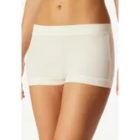 Schiesser Slip "Unique Cotton", Damen, Gr. 36, weiß (102, off, weiß), Single Jersey, Obermaterial: 90% Baumwolle, 10% Elasthan, körpernah, Unterhosen Slip, Baumwollmischung, ohne Gummi
