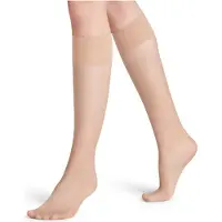 Falke Pure Matt 20 DEN Damen Kniestrümpfe, 39-42, Beige, Uni