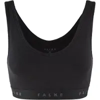 Falke 2-Pack Damen Bustier Daily Comfort, XS, Schwarz, Uni, Baumwolle