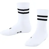 Falke Dynamic Kinder Socken, 35-38, Weiß, Streifen, Baumwolle