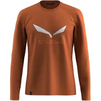 Salewa Solidlogo Dry'ton M Long Sleeve Tee bombay brown (7240) 54/2X