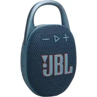 JBL Bluetooth-Lautsprecher "Clip 5", blau, B:10,5cm H:6,2cm T:15,5cm, Lautsprecher, ultra-kompakt, wasser- und staubgeschützt (IP67), 7 Watt RMS, Bluetooth-Lautsprecher