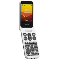 Doro Leva L21, Klappgehäuse, Single SIM, 7,11 cm (2.8"), 2 MP, 1150 mAh, Schwarz, Weiß