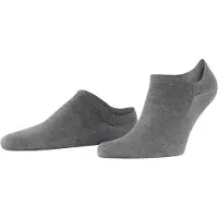 Falke ClimaWool Herren Füßlinge, 43-44, Grau, Uni, Schurwolle