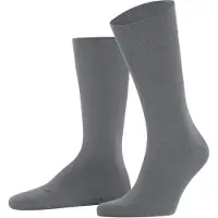 Falke Sensitive New York Herren Socken, 39-42, Grau, Uni