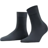 Falke Fine Softness 50 DEN Damen Socken, 39-42, Grau, Uni