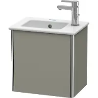 Duravit Waschtischunterschrank XSquare 41x28,9x40cm, wd, T li, steingrau s-matt