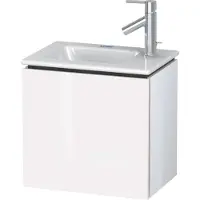 Duravit Waschtischunterschrank L-Cube 42x29,4x40cm, wandhängend, Tür re, we. matt