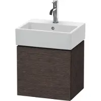 Duravit Waschtischunterschrank L-Cube 43,4x34,1x40cm, wd, Tür li, Ei dkl. geb.
