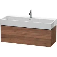 Duravit Waschtischunterschrank L-Cube 118,4x 45,9cm, Nussb Nat, 1 Ausz., wandhängend