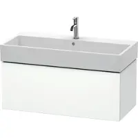 Duravit Waschtischunterschrank L-Cube 98,4x 45,9cm, we. ma, 1 Ausz., wandhängend