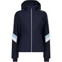 CMP Woman Jacket Zip Hood N950 Black Blue 38