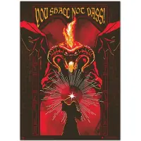 Grupo Erik GPE80943 - Der Herr der Ringe Leuchtendes Poster Balrog 50 x 70 cm - Neu