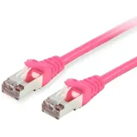 Equip Cat.6 S/FTP Patchkabel, 40m, Pink, 40 m, Cat6, S/FTP (S-STP), RJ-45, RJ-45, Pink