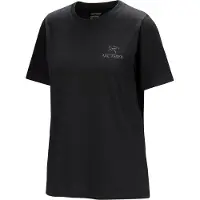 Arc'teryx - Women's Kragg SL Cotton Emblem Crew S/S - T-Shirt Gr XS schwarz