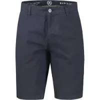 Lerros Chinoshorts "Chino-Shorts aus Baumwolle in leichter Seersucker-Qualität", Herren, Gr. 32, blau (blau night), 100% Baumwolle, Hosen Chinoshorts