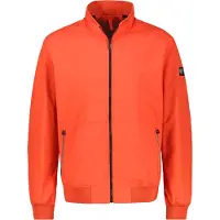 Lerros Blouson "Blouson leicht gefüttert in GROSSEN GRÖSSEN", Herren, Gr. 3XL, orange (vivid rot), 100% Polyester, Jacken Blouson, Herren Blouson in Übergröße, Wasser- und windabweisend, Atmungsaktiv