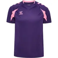 Hummel Hmlcore 2.0 Jersey S/S - acai/Baumwolle candy, Größe:XL