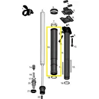 Crankbrothers Highline 1.0 Body 2-Keyway Körper, 30.9mm, 160mm