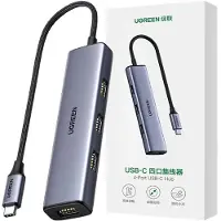 UGREEN USB Typ C Hub Splitter - 4x USB 3.2 Gen 1 Silber (CM473 20841)