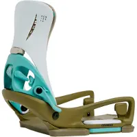 Burton - Snowboard-Bindungen - Step On Genesis EST White/Dried Moss - Größe 41,5-43,5 - Grün