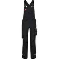 Engel Damen Latzhose "3815-254" Galaxy - 48 - anthrazit/rot