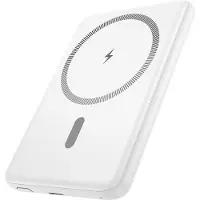 Hoco Powerbank kompatibel mit MagSafe 5000 mAh QC PD 2A 20W ultra-dünn J140A weiß