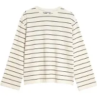 Armedangels - Women's Marynaa Fine Stripe - Longsleeve Gr L weiß