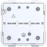 Hager WAC1010 Tastenmodul vernetzbar, 1fach, 230 V, für UP Einsatz und Aufsatz A.x/C.x